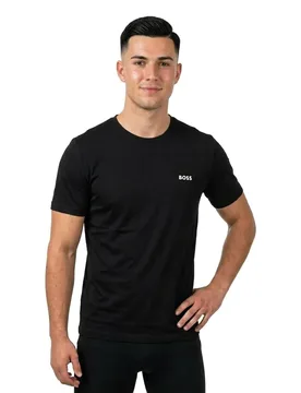 T-shirt à Manches Courtes Mix&match R 10259917 Black L - BOSS - FashionsVida