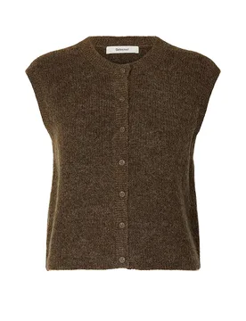 Cardigan SLWLULU marron XL - Selected Femme - FashionsVida
