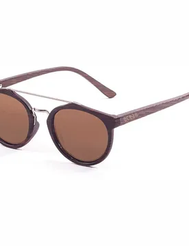 Guethary Polarized Sunglasses Matte Brown Front Brown/CAT3 Men,Women - Ocean Sunglasses - FashionsVida