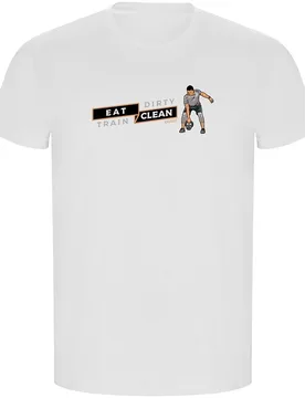T-shirt à Manches Courtes Kettleball Eco White L - Kruskis - FashionsVida