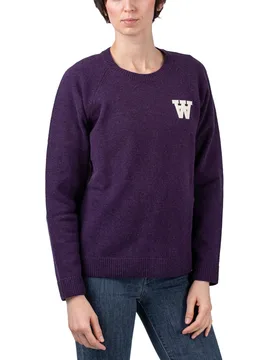 Asta Sweatshirt Aubergine L Damen - Wood Wood - FashionsVida