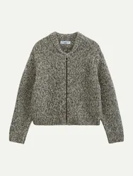 Marc O' Polo Strickjacke aus Alpaka-Woll-MIx Braun M
