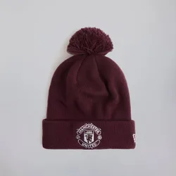 Manchester United x Bobble Beanie Burgundy None