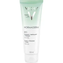 Limpiador Normaderm 3 en 1: Exfoliante + limpiador + Mascarilla 125 ml