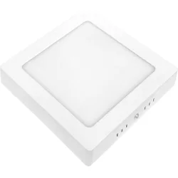 Downlight LED superficie cuadrado 18 W 1600 lm BCO