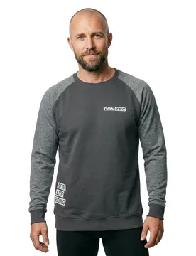 Felpa Never Stop Riding Sweat Grey - CONTEC - FashionsVida