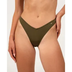 Braga de bikini tanga en tejido satinado