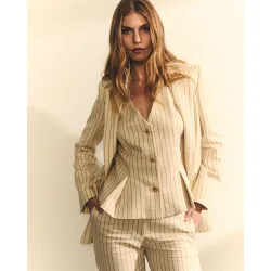 Chaqueta de de mujer traje de rayas
