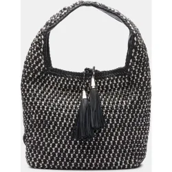 Bolso de mano de piel en color