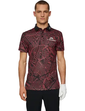 Polo KV Tour, pink/schwarz s - J.lindeberg - FashionsVida