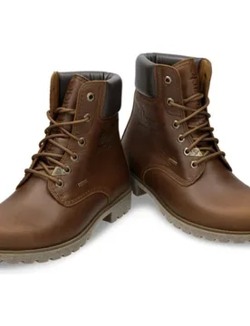 Bota de cordones en piel con forro de goretex - Panama Jack - FashionsVida