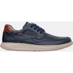 Zapatos de cordones de hombre de piel