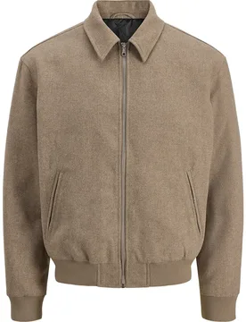 Blouson Bomber Cover Greige M - Jack & jones - FashionsVida