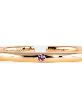 Pulsera Popo de oro y zafiro rosa - Adolfo Courrier - FashionsVida