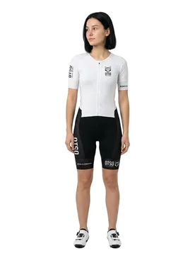 Trisuit A Maniche Corte Black & White Ricondizionato Black / White L - OTSO - FashionsVida