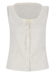 DRY GOODS POINTELLE LACE TANK female