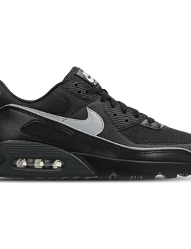 Air Max 90 Men's Sneakers - Black - Size 7.5 - Mesh/Synthetic - Black - Size: 7.5 - Nike - FashionsVida