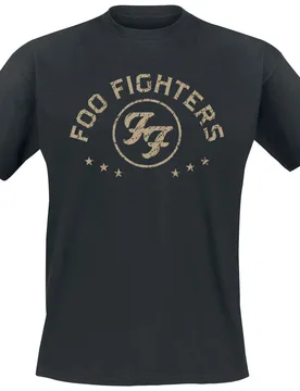 T-Shirt - Arched Star - S bis XXL - für Männer - Größe XXL - schwarz - Lizenziertes Merchandise! - Männer - male - Foo Fighters - FashionsVida
