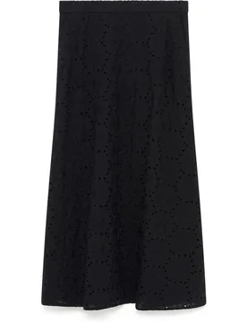 Falda larga con efecto calado - Caroll - FashionsVida