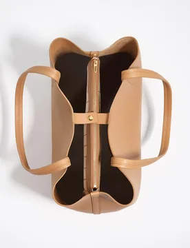 Bolso shooper mediano de piel - Bimba y Lola - FashionsVida