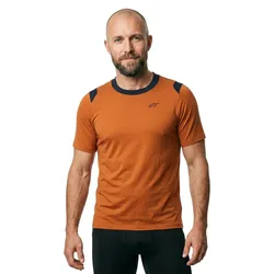 Maglia A Maniche Corte A-dura Dri Wool Dark Gold