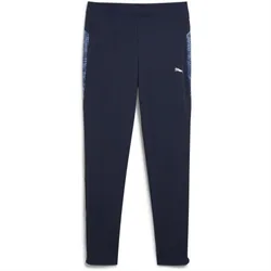 Womens Teamcup Training Pants Wmn Tracksuit Bottom In Black-Silver - Blue - Size 12 Uk