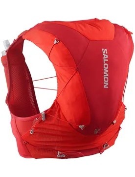 Sac de trail/running - Adv Skin 12 Set Flame Scarlet/Haute Red - Taille S - Rouge - Salomon - FashionsVida