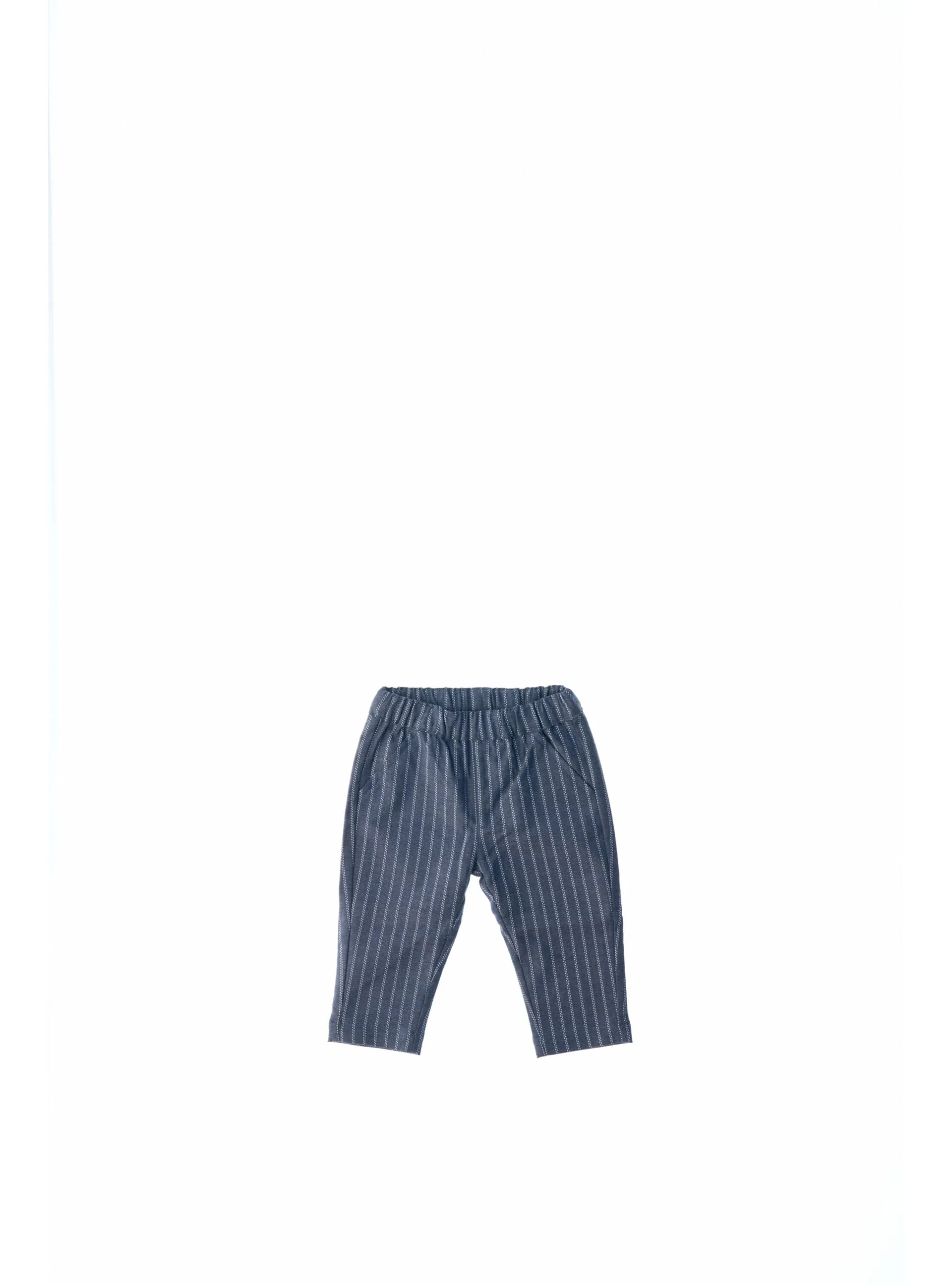 Pantalone a righe NURSERY BLU AVIO 12M - iDO - FashionsVida