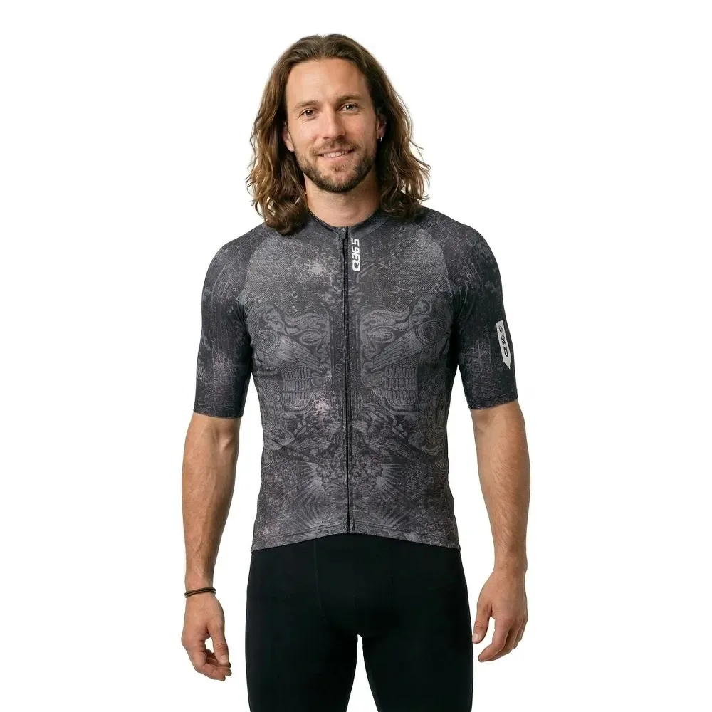 Maglia A Maniche Corte Gregarius Pro Damask Damask Black - Q36.5 - FashionsVida