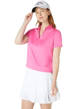Polo Waist Length Mesh Detail, pink xs - Callaway - FashionsVida