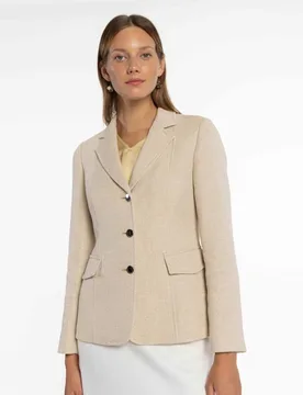 Americana de mujer de tweed con lúrex - Naulover - FashionsVida