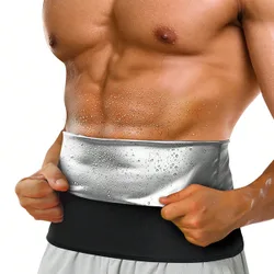 Cinturón deportivo adelgazante para hombres, moldeador corporal, entrenador de cintura para hacer ejercicio, corrector de postura, 1 pieza L