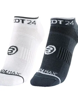 Bp24prw Short Socks 2 Pairs Shadow Blue / White UK 3.5-5.5 - Bullpadel - FashionsVida