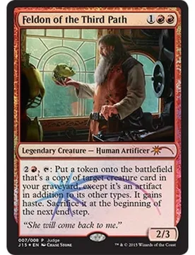 Feldon of the Third Path (Judge Foil) Promotional Cards - Magic: The Gathering - FashionsVida