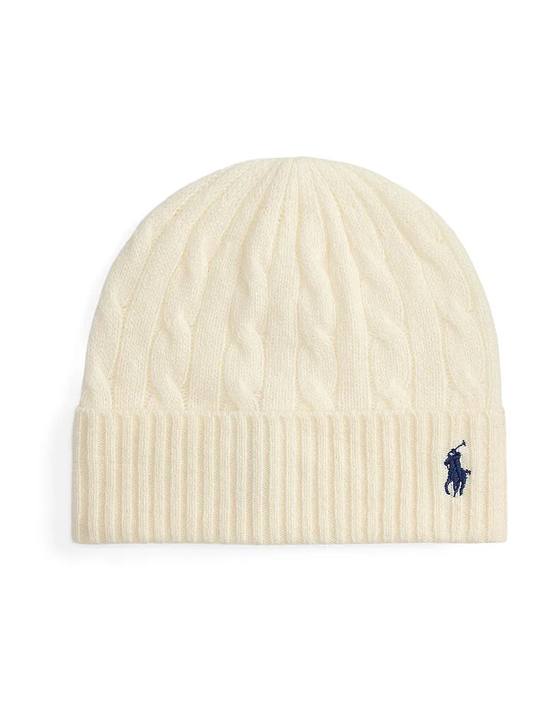 Bonnet - Tuque crème ONE SIZE - Ralph Lauren - FashionsVida