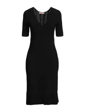 Vestido midi Mujer Negro M,S Mujer - TWINSET - FashionsVida