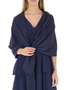 Stola in satin BLU NAVY TU - Rinascimento - FashionsVida