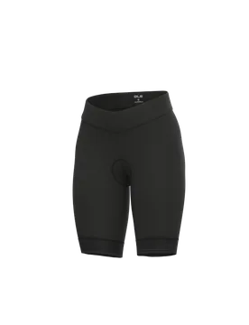 Pantaloncini ciclismo donna senza bretelle SOLID CLASSICO LL nero-antracite 2026 - ALE' - FashionsVida