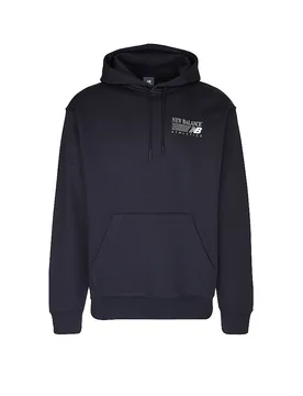 Felpa con cappuccio da uomo blu XL - New Balance - FashionsVida
