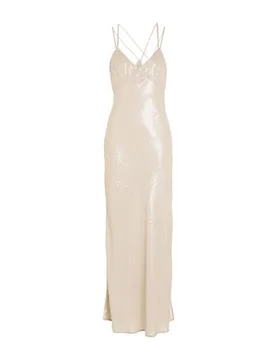 Maxi-Kleid Damen Sand 32,34,36,40 Damen - TWINSET - FashionsVida