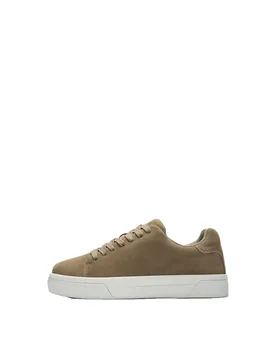 Baskets David Chunky Suede 2.0 Greige EU 41 - Selected - FashionsVida