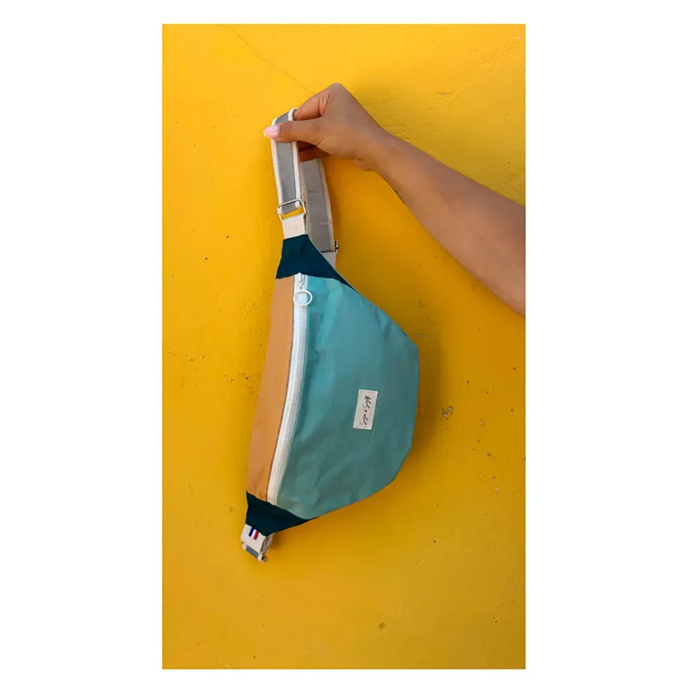 Marsupio Jeane Green / Yellow - Suzon&suzette - FashionsVida