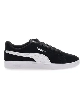 Scarpe nere in pelle con logo laterale Smash 3 41 - Puma - FashionsVida