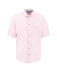 Leinenhemd rosa XL Herren
