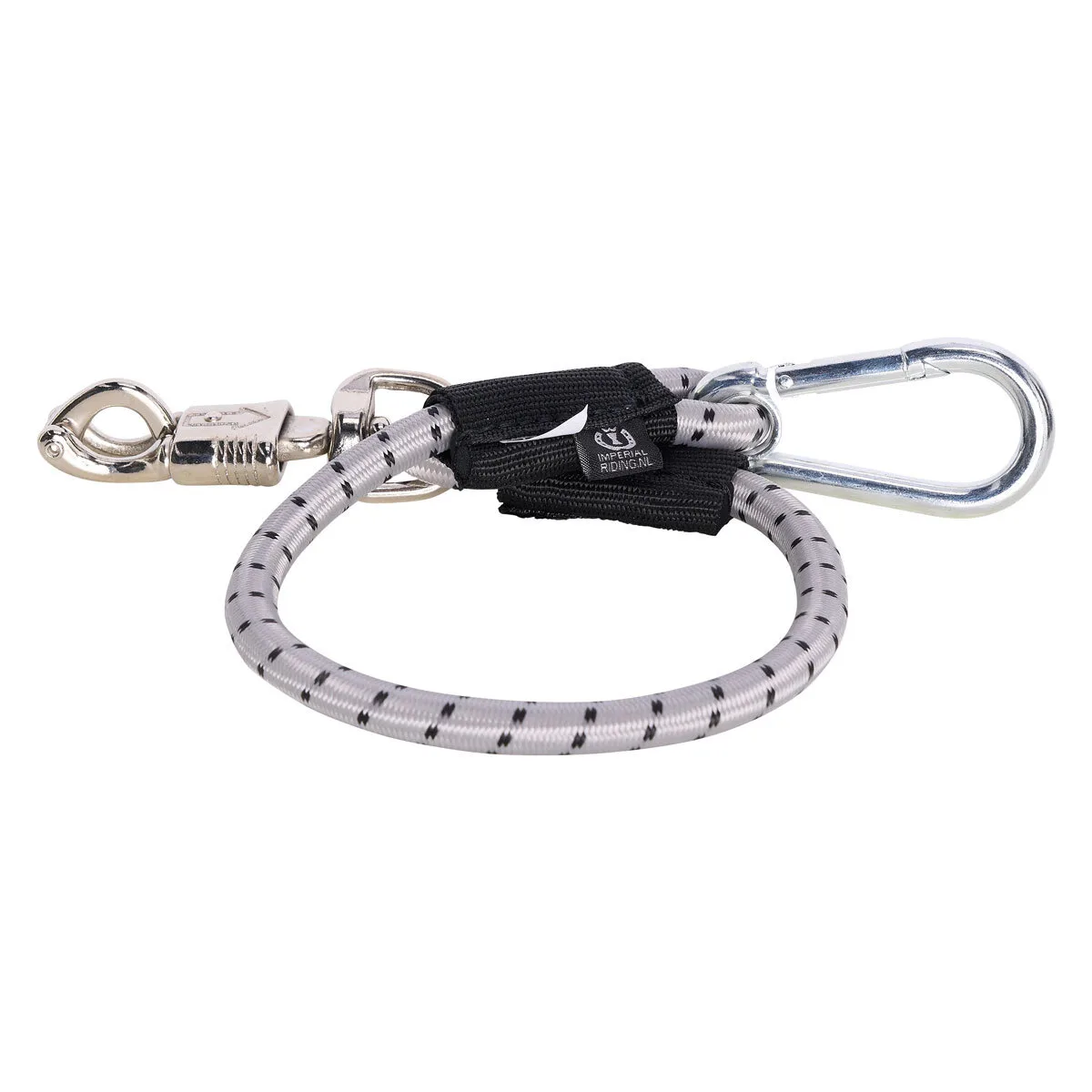 Traileranbinder IRH ELASTIC 60cm silver-black-silver - Imperial Riding - FashionsVida