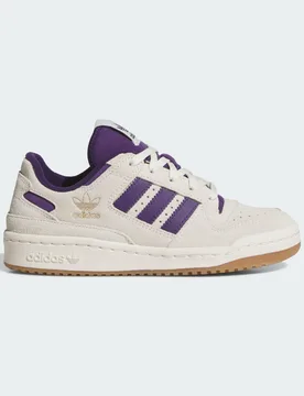 FORUM LOW CL SHOES 35 1/2 Off White / Violet / Gum M2 - Adidas - FashionsVida