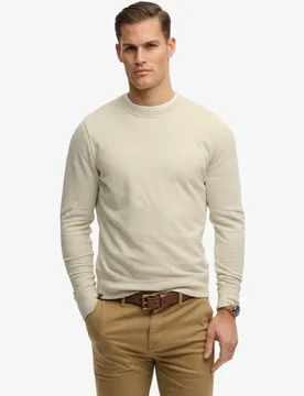 Superdry Men's Klassisches Essential Sweatshirt Hellgrau - Größe: Xxl - 64.99 - FashionsVida