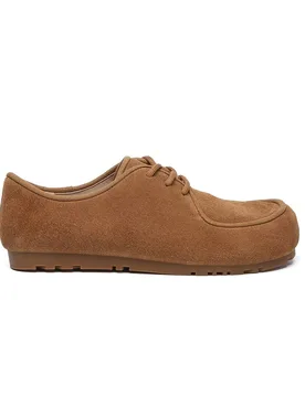 Women's Genuine Leather Brandon Slippers with Rubber Sole Shoes in Brown Size: 5 - Brown - Size: 5 - EverAu Australia - FashionsVida