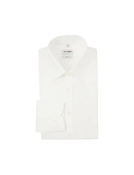 Chemise Body Fit Manches Extra Longues blanc 40 - Olymp Level Five - FashionsVida