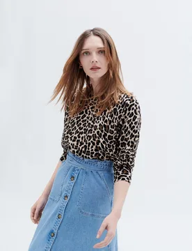Camiseta de mujer con manga larga - Caroll - FashionsVida